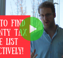 How To Find The County Tax Sale List Effectively