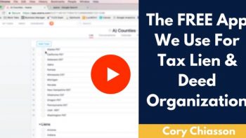 The FREE App we Use To Organize Our Tax Lien & Deed Data
